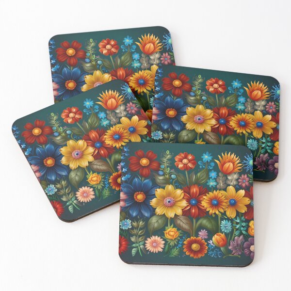 Item preview, Mystical Coloured Blooms designed and sold by FocusedArt.