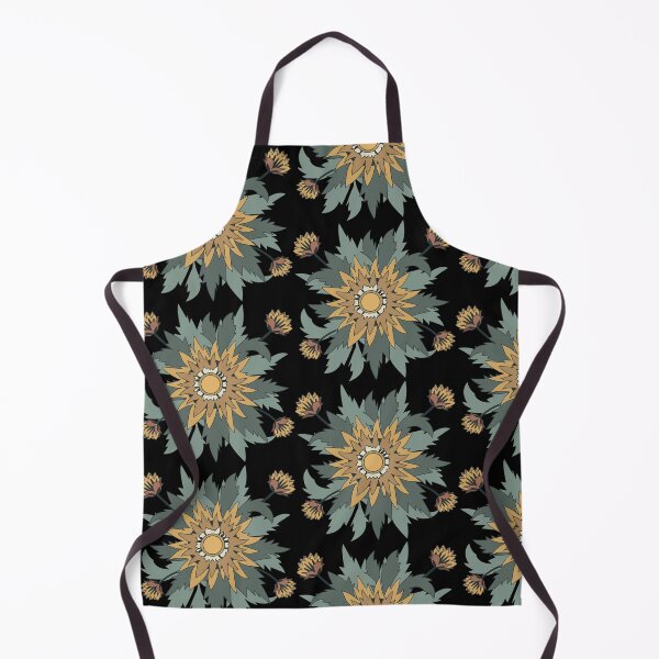 Item preview, Sun flower, Eguzkilore black background designed and sold by VictoriaMoranM.