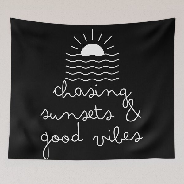 Item preview, Chasing sunsets and good vibes designed and sold by Nikki Krishna.
