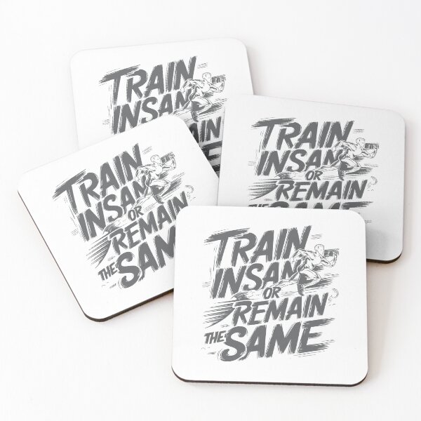 Item preview,  Train Insane or Remain the Same: Dynamic Fitness Motivation Design | Sports Collection | HahaHandlesHub designed and sold by HahaHandlesHub.