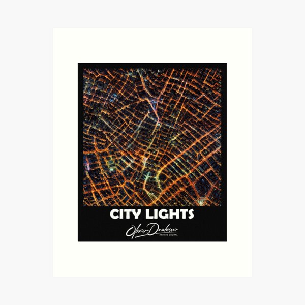 Aperçu de l'œuvre City lights 18 créée et vendue par olivier duchossoir.