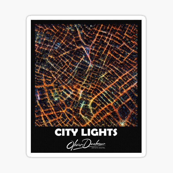 Aperçu de l'œuvre City lights 18 créée et vendue par olivier duchossoir.