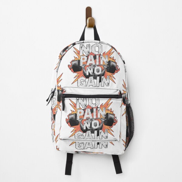 Item preview, No Pain, No Gain: Gritty Industrial Fitness Design | Sports Collection | HahaHandlesHub designed and sold by HahaHandlesHub.