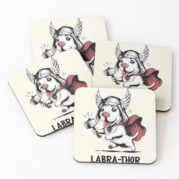 Item preview, Labra-Thor Cute Dog Hero Design designed and sold by RuyaFab.