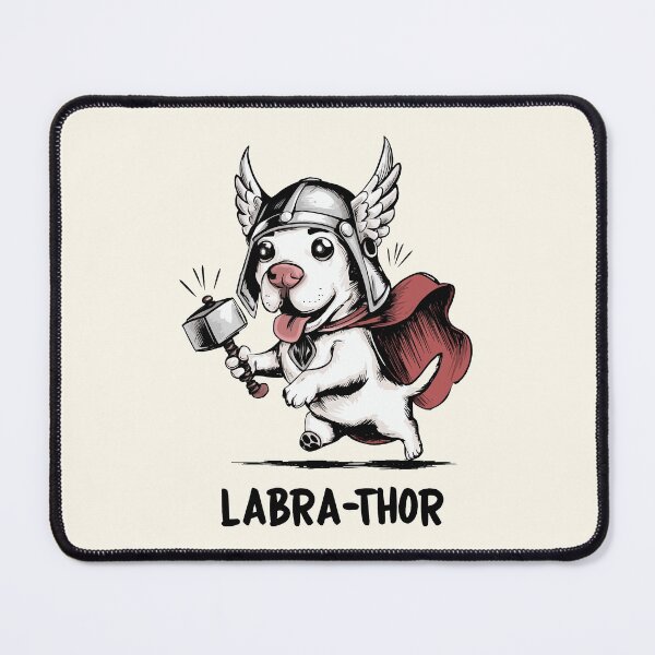 Item preview, Labra-Thor Cute Dog Hero Design designed and sold by RuyaFab.