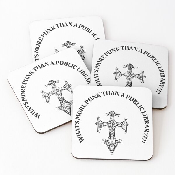 Item preview, What's-More-Punk-Than-The-Public-Library Punk designed and sold by Cheerhub.