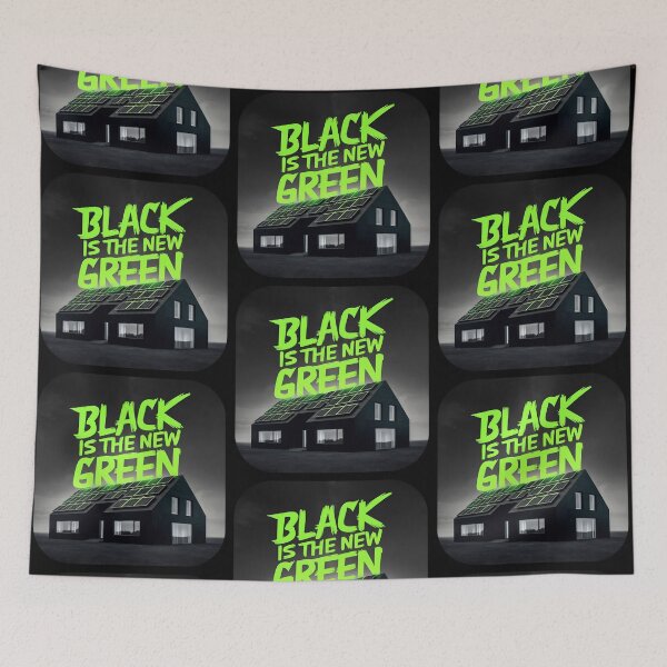 Item preview, Black Is The New Green Solar Panels designed and sold by PlanetMarker.
