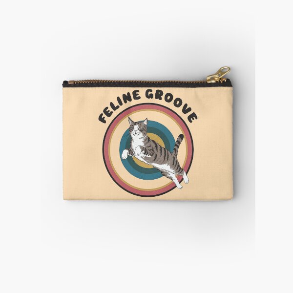 Item preview, Feline Groove Retro Cat Design designed and sold by RuyaFab.