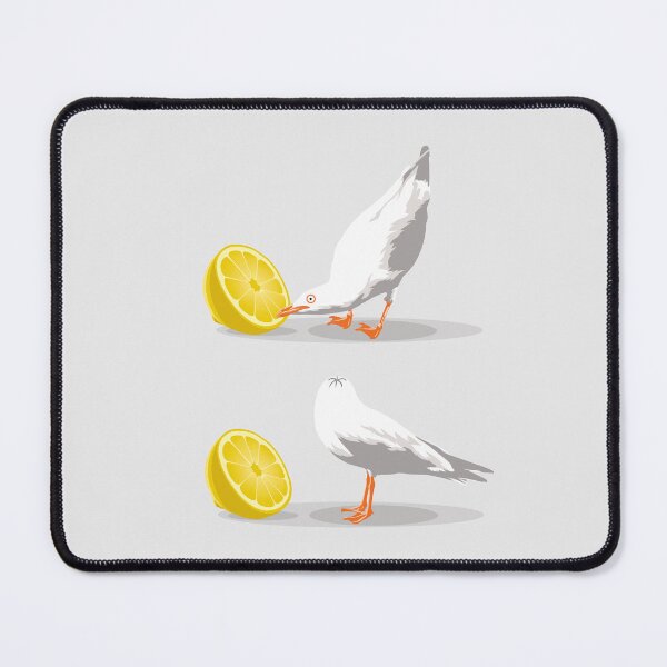 Item preview, Seagull and lemon designed and sold by Captain Chromatic.