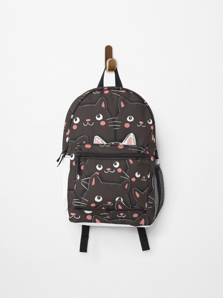 Thumbnail 1 of 3, Backpack, Cute cat pattern designed and sold by KNAA.