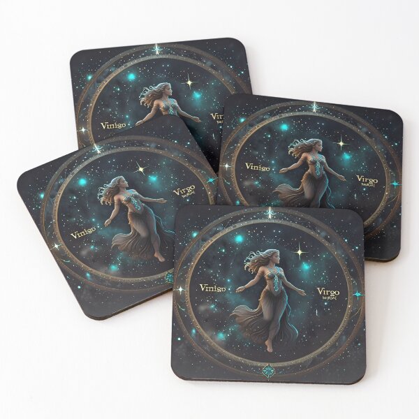 Item preview, Virgo Zodiac Art Celestial Star Horoscope designed and sold by FocusedArt.