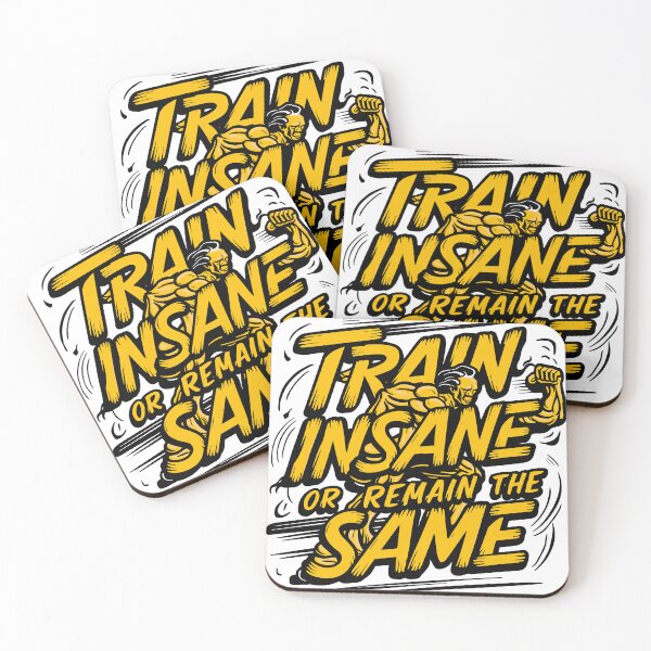 Item preview,  Train Insane or Remain the Same: Dynamic Fitness Design | Sports Collection | HahaHandlesHub designed and sold by HahaHandlesHub.