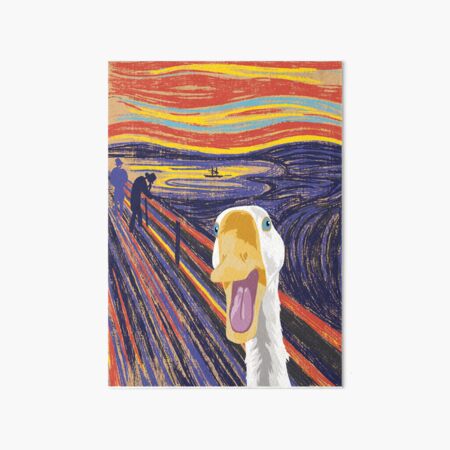 Item preview, The scream (of the duck) designed and sold by Captain Chromatic.