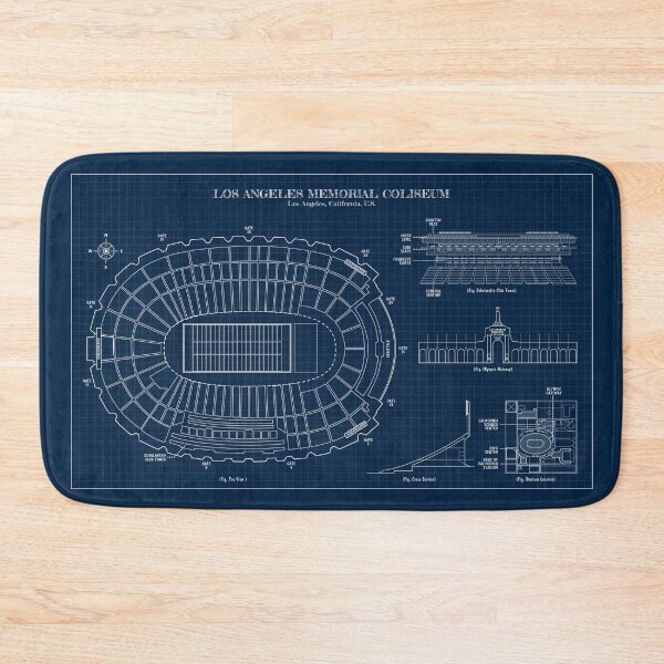 Item preview, Los Angeles Memorial Coliseum (Navy) designed and sold by BGALAXY.