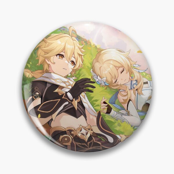 Item preview, Lumine and Aether | Genshin Impact designed and sold by Verthalies.