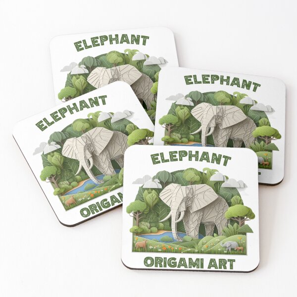 Item preview, Elephant Origami. designed and sold by KreaDesigner.