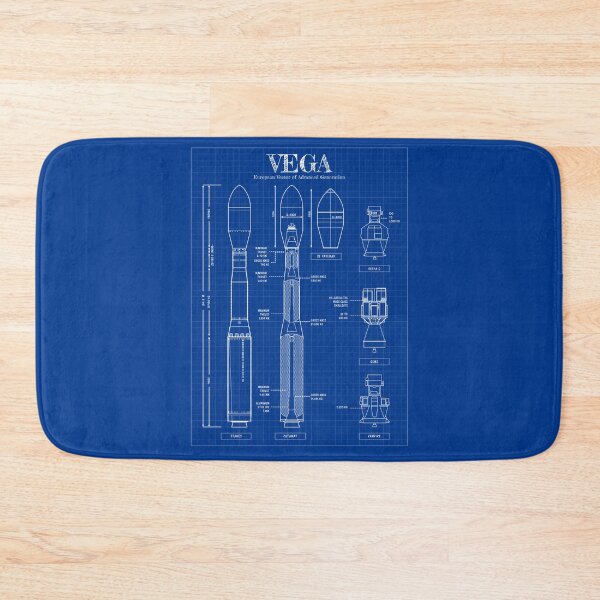 Item preview, Vega Rocket (Blueprint) Vertical Version designed and sold by BGALAXY.