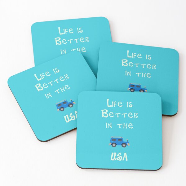 Item preview, Life is Better in the USA designed and sold by Studio LeDauphin.