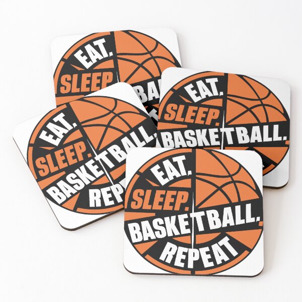 Item preview, Eat, Sleep, Basketball, Repeat: Sporty Circular Design for Basketball Lovers | Sports Collection | HahaHandlesHub designed and sold by HahaHandlesHub.
