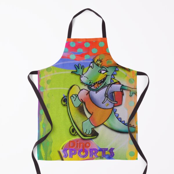 Item preview, Dino Sports - Skateboard Dinosaur (AliceCCI Original Drawing) designed and sold by VanyssaGraphics.