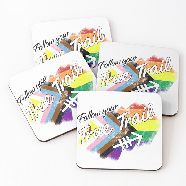Item preview, Follow Your True Trail | Progress Pride designed and sold by shardsofblue.