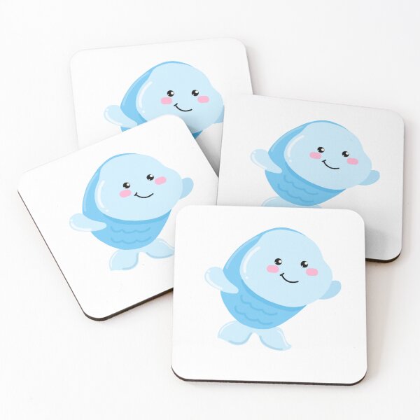 Artikelvorschau, Niedlicher blauer Fisch entworfen und verkauft von Hello-Cuties.