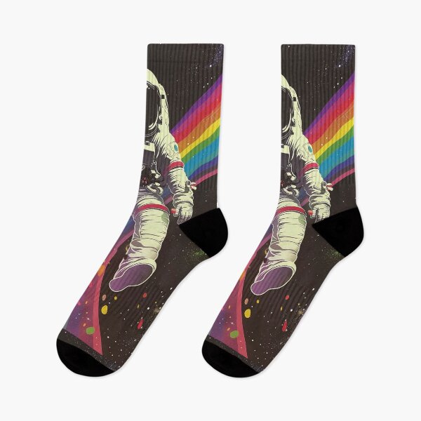 Item preview, Space Travel Rainbow Astronaut designed and sold by Ujourney.