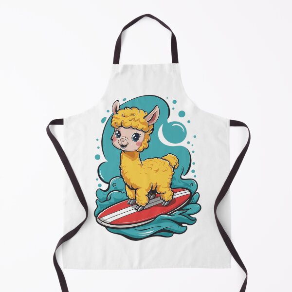 Item preview, Alpaca on Surfboard designed and sold by likbatonboot.