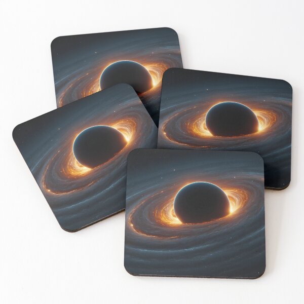 Item preview, A mesmerizing image of multiple black holes in deep space, emitting powerful gravitational waves . designed and sold by Ezzeldein212.