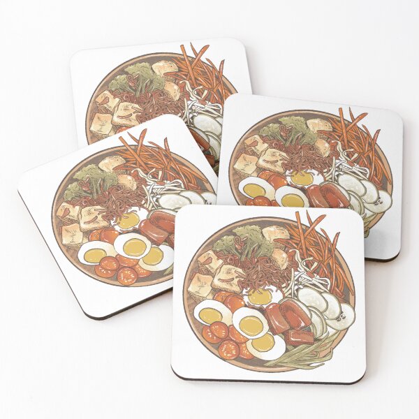 Item preview, Japanses Ramen Noodles, Painted Food Illustration designed and sold by MagdaKlosArt.