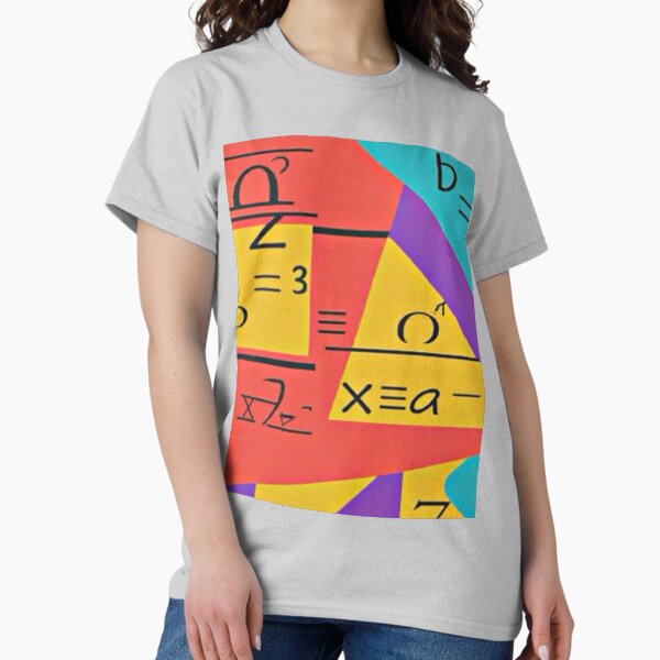 Item preview, Math Gets Groovy: Pop Art Pythagoran Theorem T-Shirt designed and sold by Mahe Jabeen.