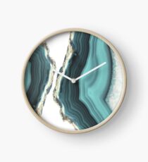 Sea Agate Clock