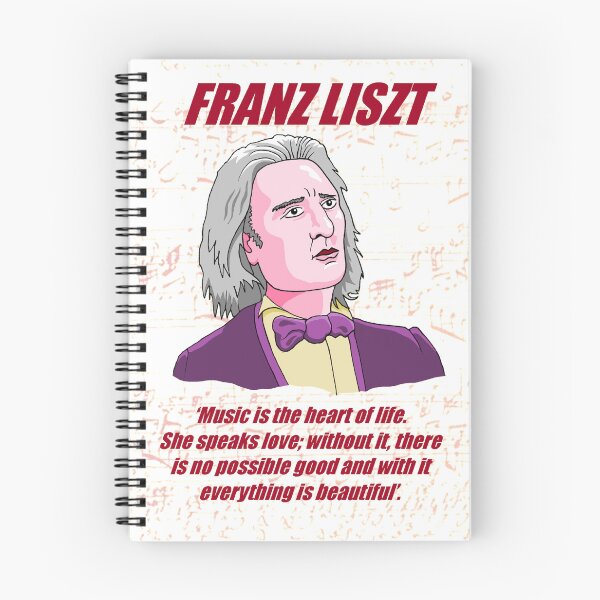 Item preview, Liszt Music Quote designed and sold by TheatreOfMusic.