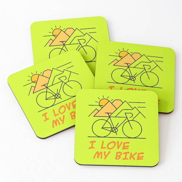 Item preview, I Love My Bike designed and sold by MacMerch121.