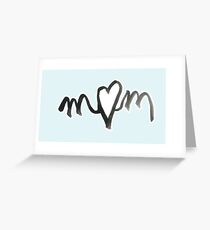 MUM heart - for prints on Colours Greeting Card