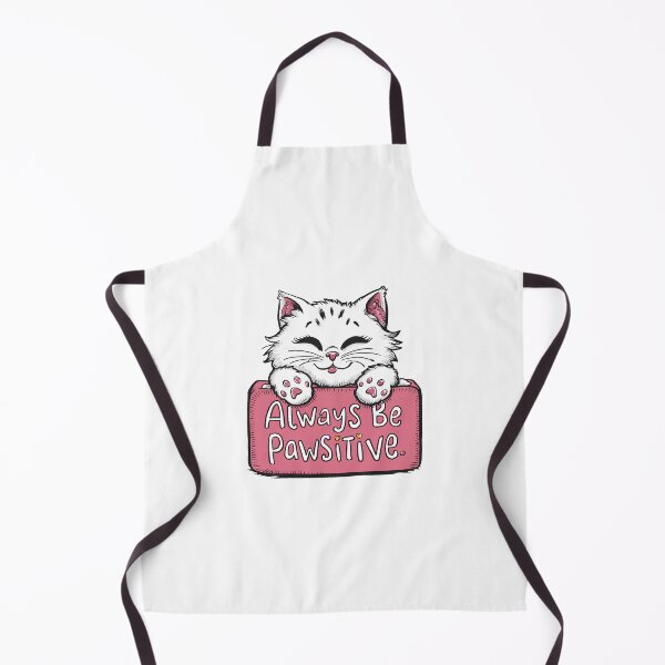 Item preview, Pawsitive Cat positivity kitten motivational feline kawaii inspiring designed and sold by w1ckerman.