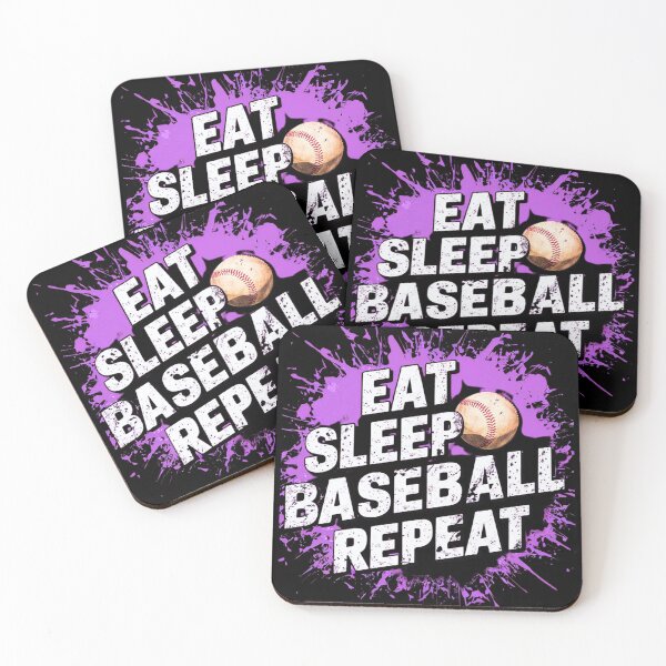 Item preview, Paint Splat Eat, Sleep, Baseball, Repeat designed and sold by BoughtTheTShirt.