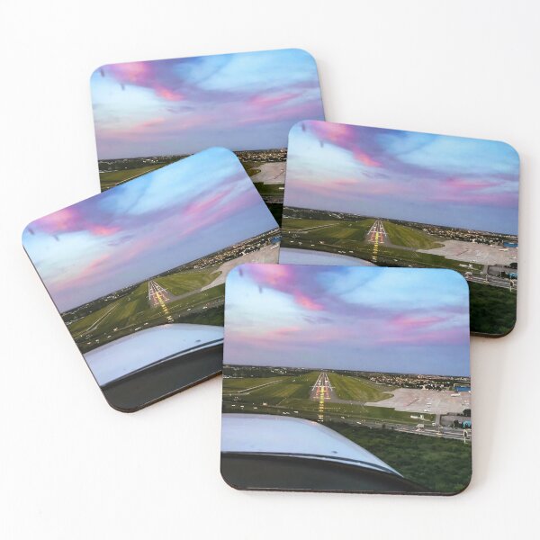 Item preview, Dawn of Dreams: Cessna 172 Landing View Artwork designed and sold by Iliescu Cristian.