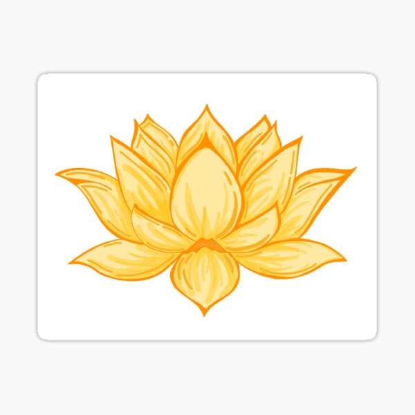 Aperçu de l'œuvre Fleur de Lotus jaune créée et vendue par megmarie018.