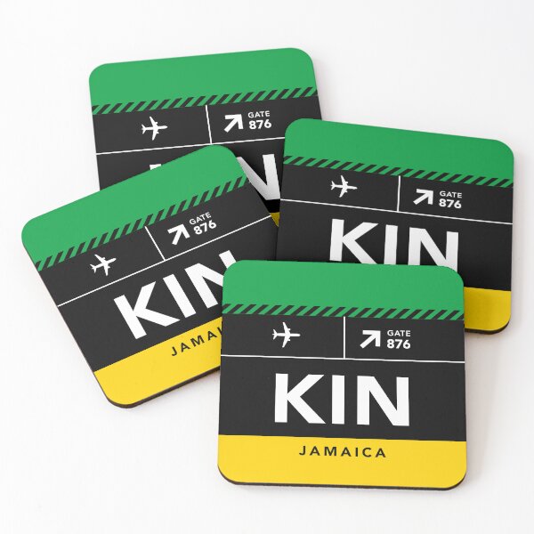 Item preview, Jamaica Norman Manley International Airport Code KIN designed and sold by Uppercase Tees.