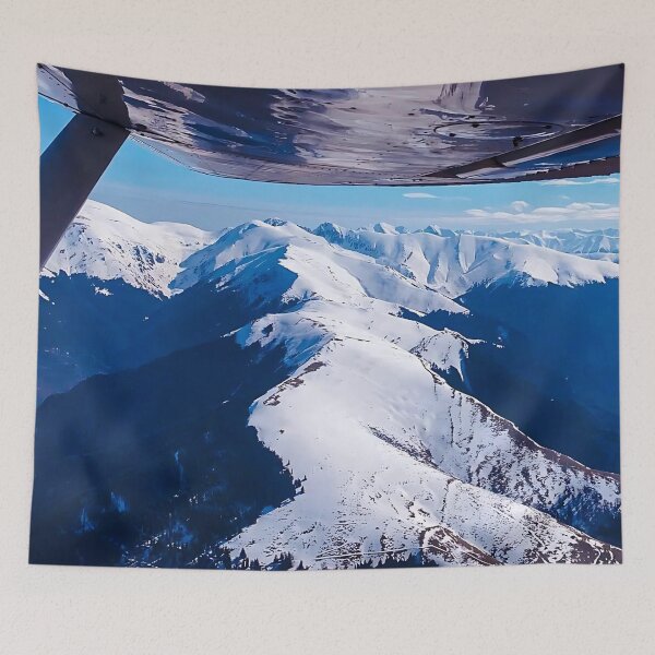 Item preview, "Elevated Dreams: A Cessna's Winter Dance Over the Carpathians" designed and sold by Iliescu Cristian.