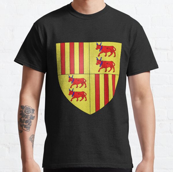 French France Coat of Arms 1222 Blason de Foix Béarn Classic T-Shirt