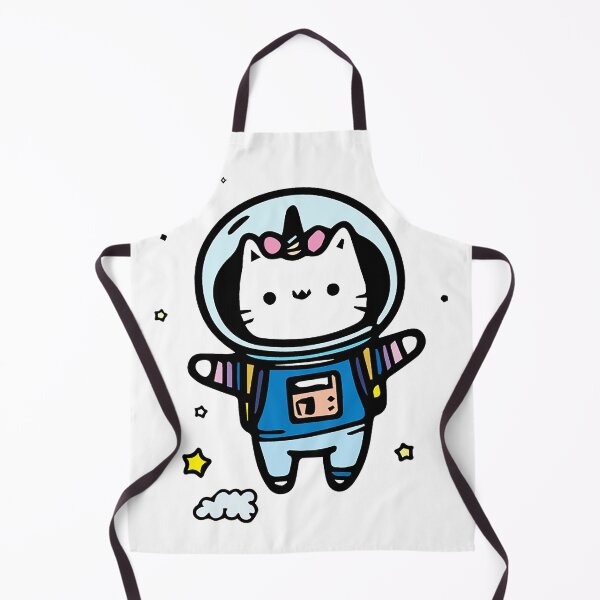 Item preview, cute unicorn cat astronaut designed and sold by TigerParrrot.