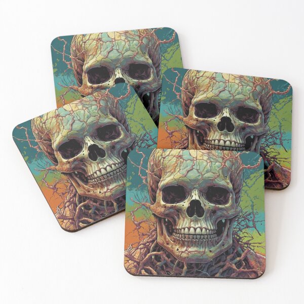Item preview, Spooky Toxic Skull designed and sold by aqua1001.
