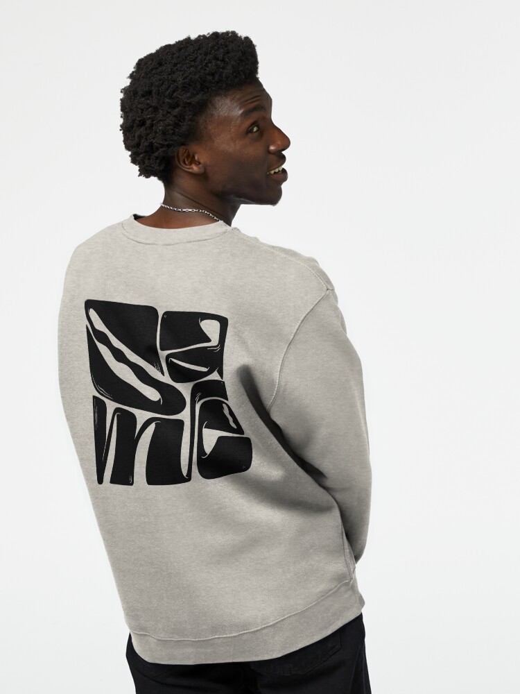 Imagen 3 de 7, Sudadera sin capucha con la obra Mismo (negro), diseñada y vendida por MrsSt0n3.