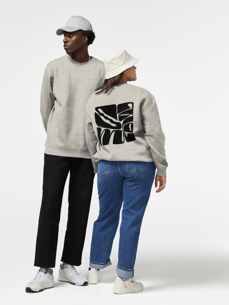 Imagen 1 de 7, Sudadera sin capucha con la obra Mismo (negro), diseñada y vendida por MrsSt0n3.