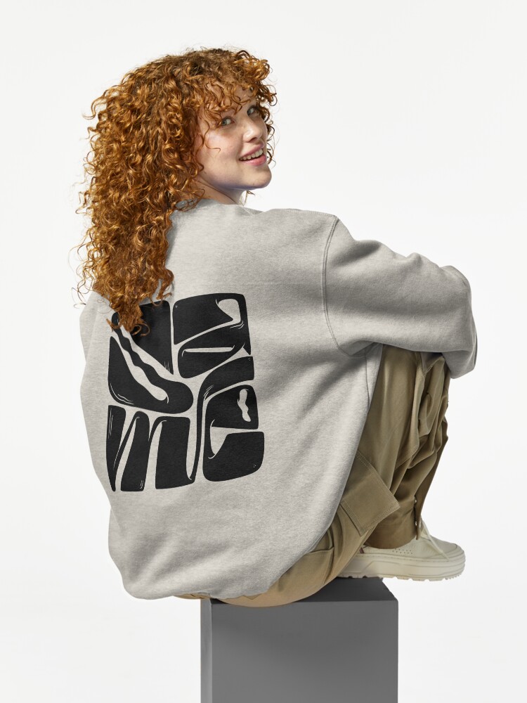 Imagen 6 de 7, Sudadera sin capucha con la obra Mismo (negro), diseñada y vendida por MrsSt0n3.