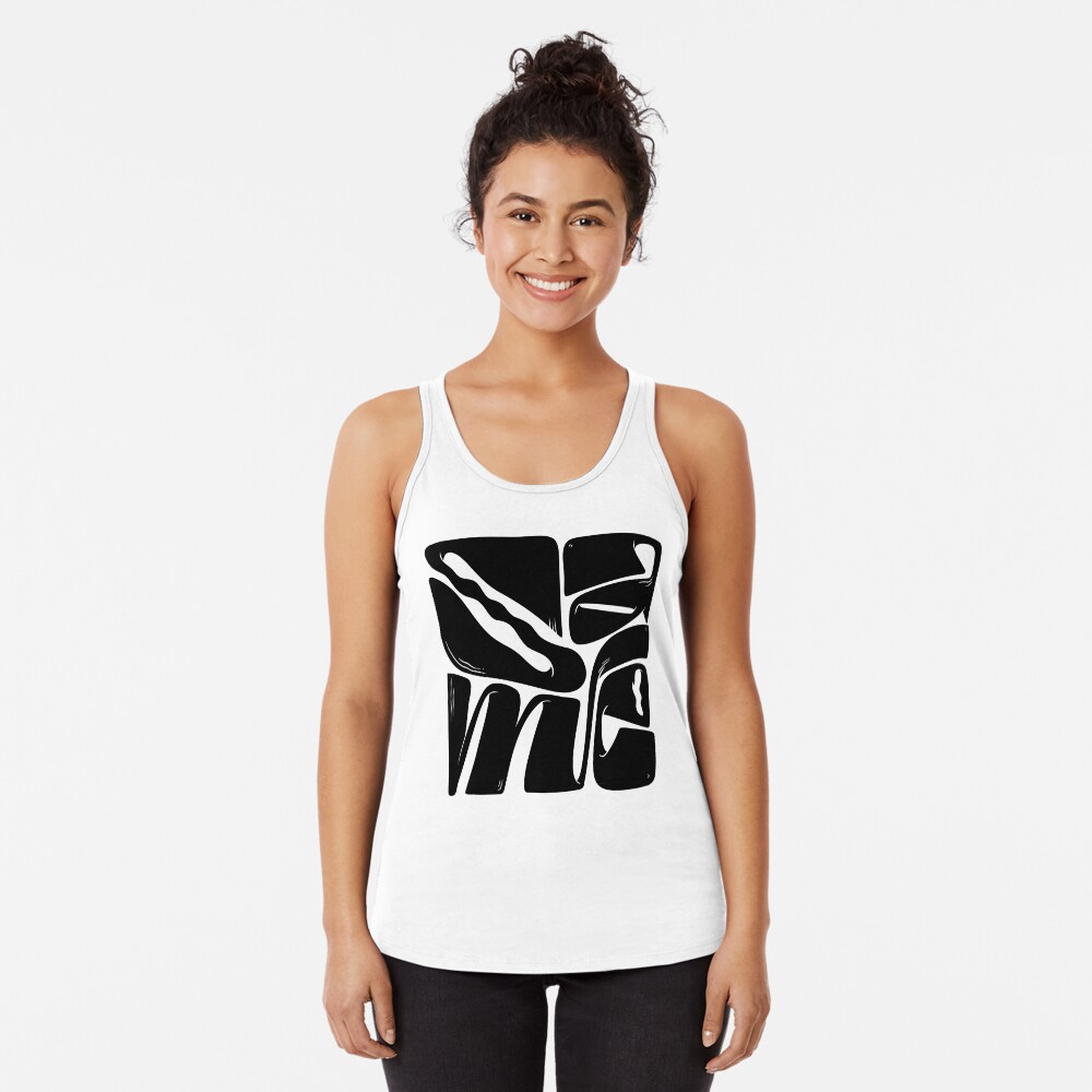 Vista previa del artículo con la obra «Camiseta con espalda nadadora», diseñado y vendido por MrsSt0n3.