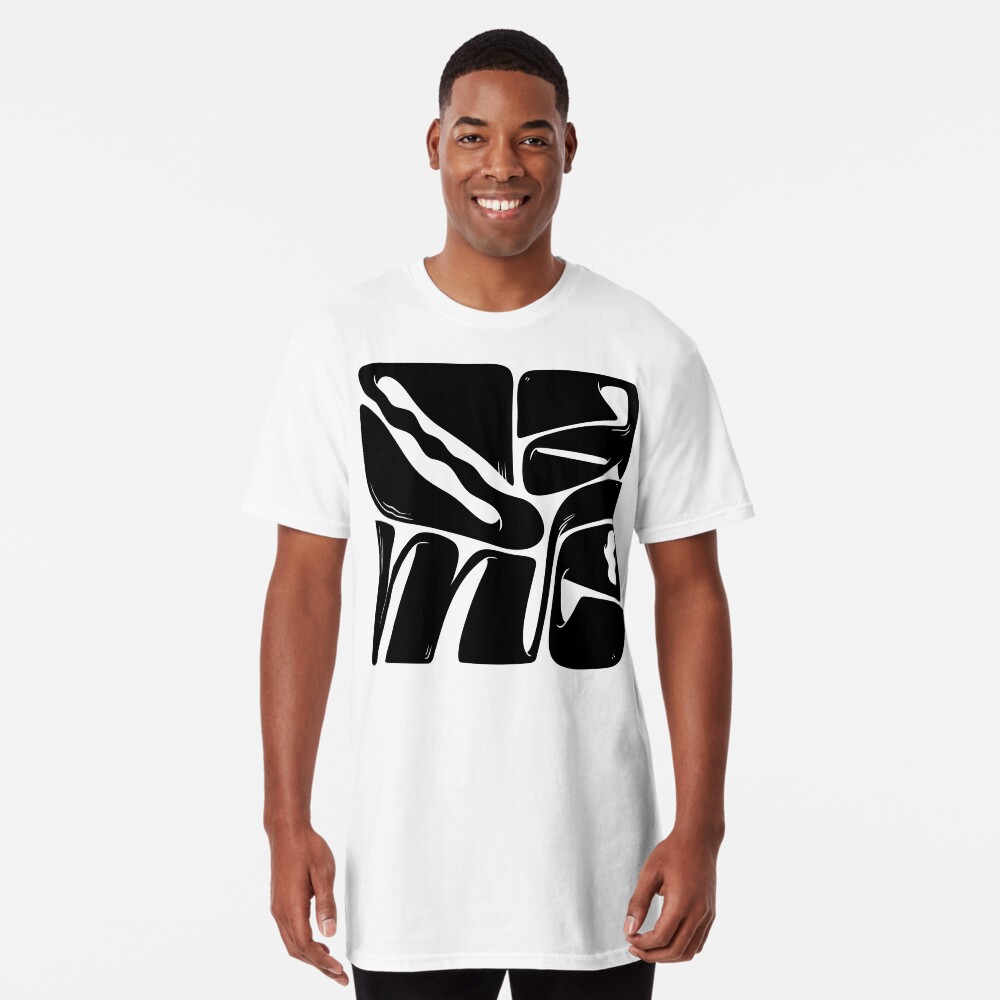 Vista previa del artículo con la obra «Camiseta larga», diseñado y vendido por MrsSt0n3.