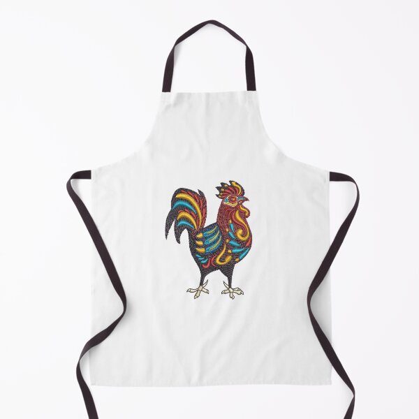 Item preview, Colorful Rooster Embroidery Design designed and sold by Cre8iveSkill.